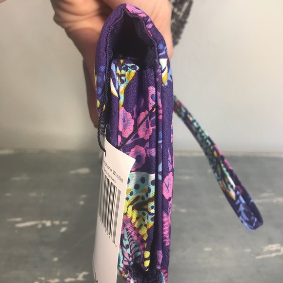 Vera Bradley Batik Leaves Smartphone Wristlet - Picture 5 of 7